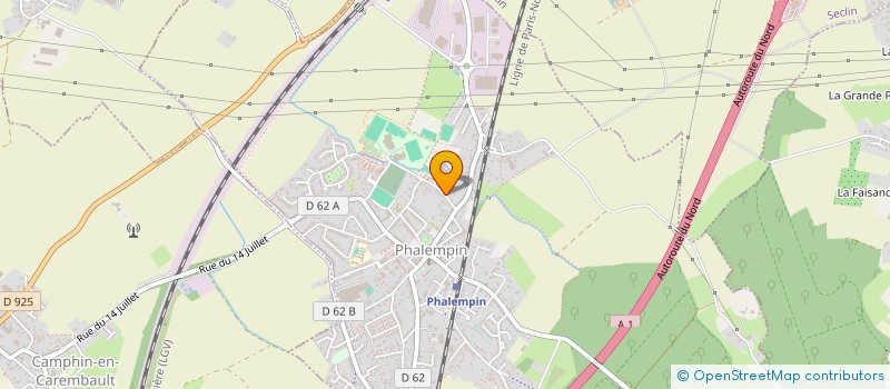 localisation de l'entreprise SCI COULISSEN  PHALEMPIN