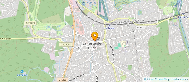 localisation de l'entreprise SCI COULLAUD à LA TESTE-DE-BUCH