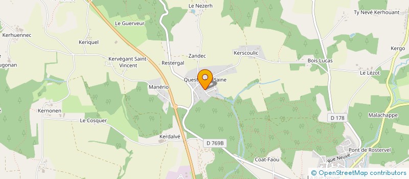 localisation de l'entreprise SCI COULLIN  PLOUAY