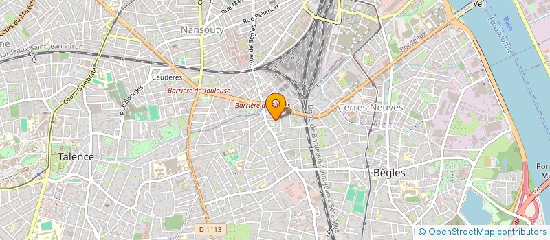 localisation de l'entreprise SCI COULMIERS à BEGLES