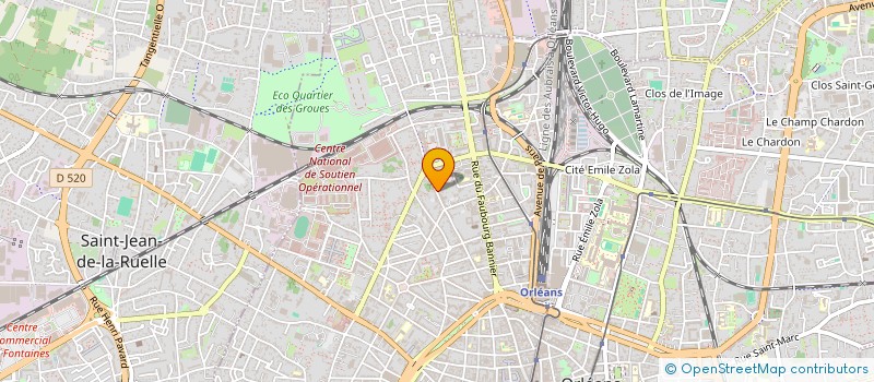 localisation de l'entreprise SCI COULMIERS GONDRE à ORLEANS