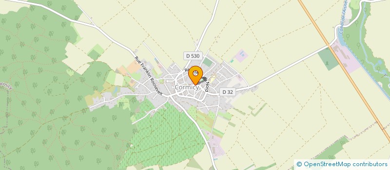 localisation de l'entreprise SCI COULMY  CORMICY