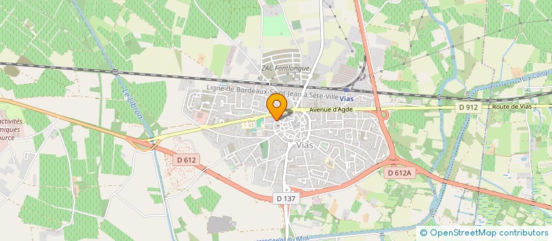 localisation de l'entreprise SCI COULOGNE  VIAS