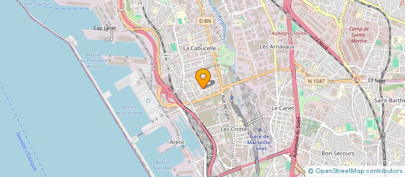 localisation de l'entreprise SCI COULOMBEL à MARSEILLE