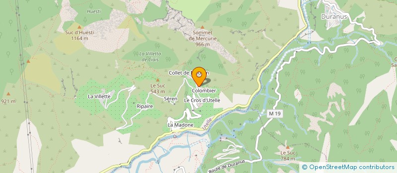 localisation de l'entreprise SCI COULOMBIER à BELVEDERE