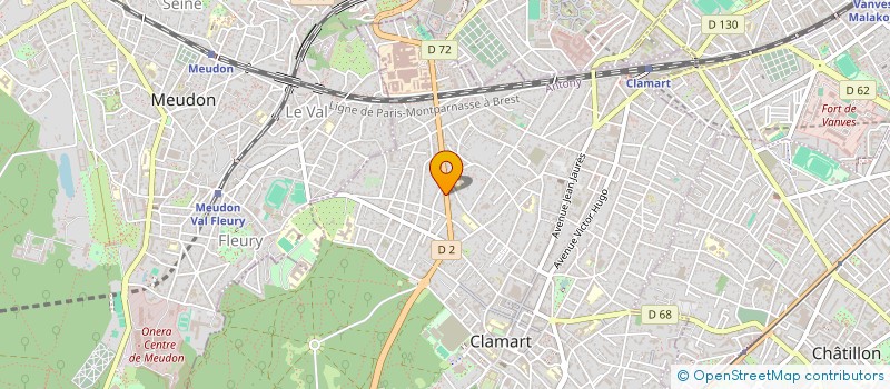 localisation de l'entreprise SCI COULOMMIERS à CLAMART