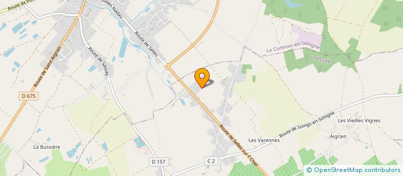 localisation de l'entreprise SCI COULON  SASSAY