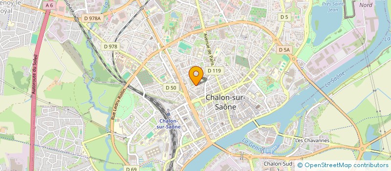 localisation de l'entreprise SCI COULON TRIPIER  CHALON-SUR-SAONE