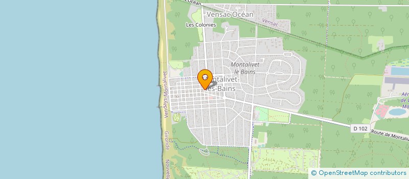 localisation de l'entreprise SCI COULOUCHE  VENDAYS-MONTALIVET