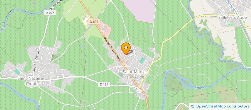 localisation de l'entreprise SCI COULOUMIE  SAINT-MARCEL-SUR-AUDE