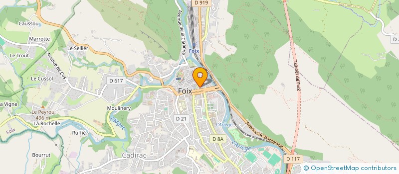 localisation de l'entreprise SCI COUMACO à FOIX