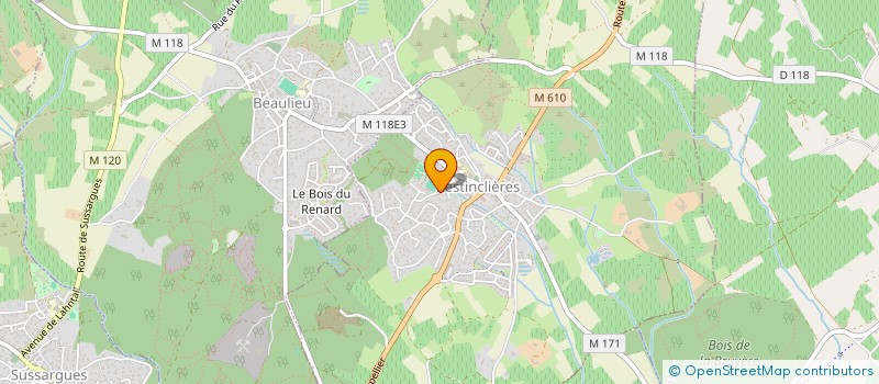 localisation de l'entreprise SCI COUNI  RESTINCLIERES