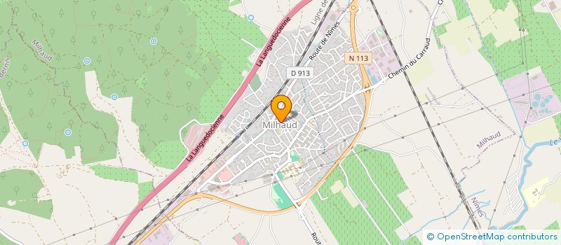 localisation de l'entreprise SCI COUNIS  MILHAUD