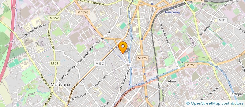 localisation de l'entreprise SCI COUNTRY  TOURCOING