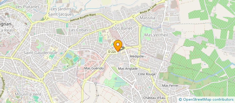 localisation de l'entreprise SCI COUNTRY  CABESTANY