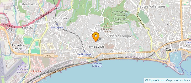 localisation de l'entreprise SCI COUNTRY SIDE  CANNES