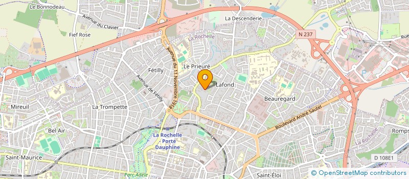 localisation de l'entreprise SCI COUP DE VENT  LA ROCHELLE