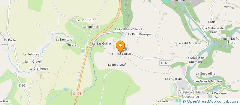localisation de l'entreprise SCI COUPE-DUMANT  VIEUX-VY-SUR-COUESNON