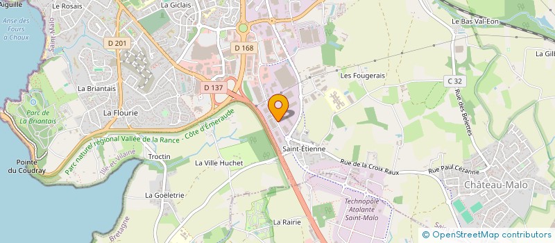 localisation de l'entreprise SCI COUPE-MARCENT  SAINT-MALO