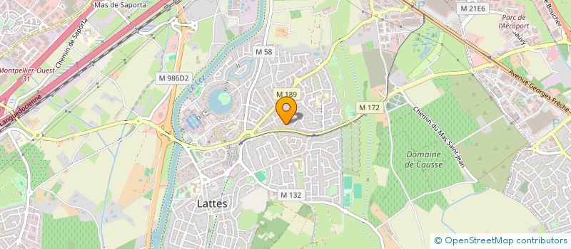 localisation de l'entreprise SCI COUPERIN à LATTES