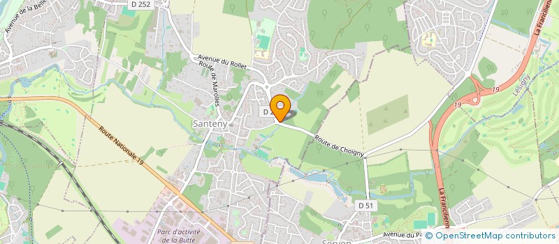 localisation de l'entreprise SCI COUPERIN  SANTENY