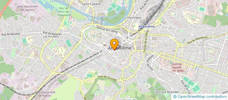 localisation de l'entreprise SCI COUPEY MUNOZ IMMO à ANGOULEME