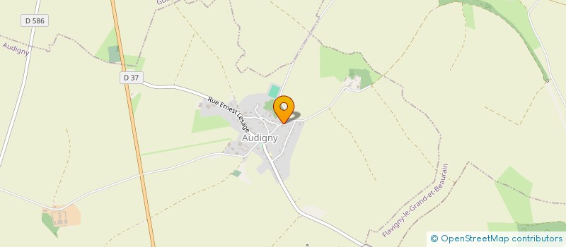 localisation de l'entreprise SCI COUPEZ-NEURET  AUDIGNY