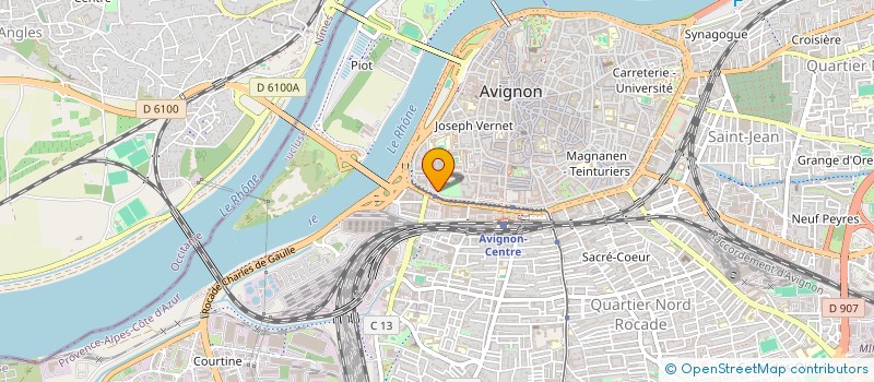 localisation de l'entreprise SCI COUPPEY  AVIGNON