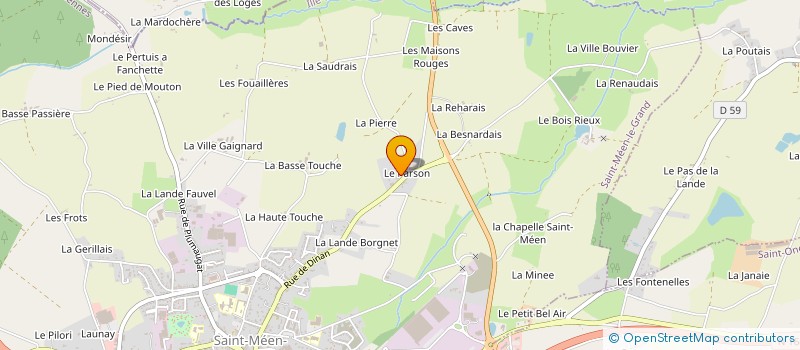 localisation de l'entreprise SCI COUPUNUNES  SAINT-MEEN-LE-GRAND