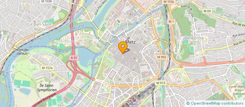 localisation de l'entreprise SCI COUR DES CLERCS à METZ