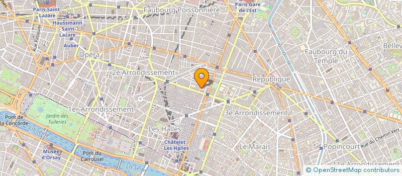 localisation de l'entreprise SCI COUR DU ROI  PARIS