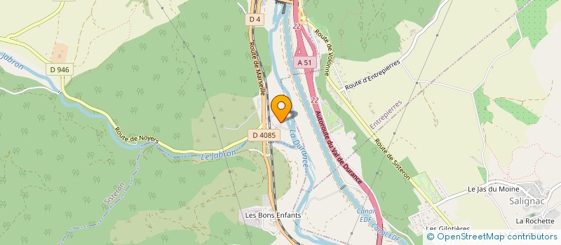 localisation de l'entreprise SCI COURAIL  SISTERON