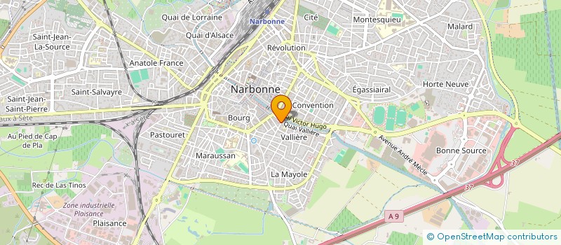 localisation de l'entreprise SCI COURAL à NARBONNE