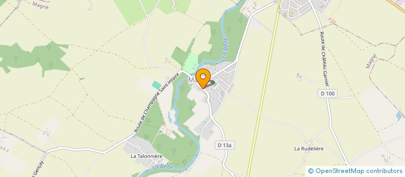 localisation de l'entreprise SCI COURANT ACTIFS  MAGNE