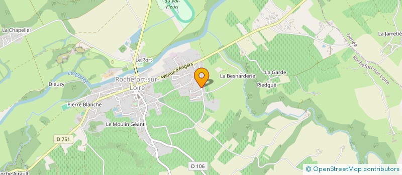 localisation de l'entreprise SCI COURANT ET MICHEL  ROCHEFORT-SUR-LOIRE