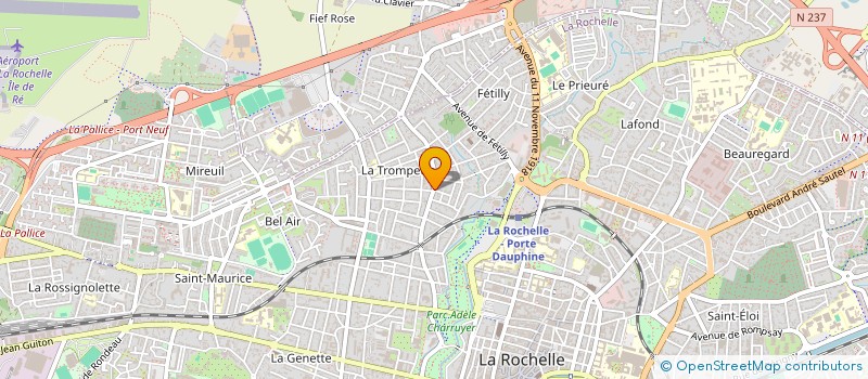 localisation de l'entreprise SCI COURANT-GALLAIS  LA ROCHELLE