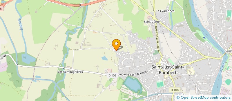 localisation de l'entreprise SCI COURAT IMMO  SAINT-JUST-SAINT-RAMBERT