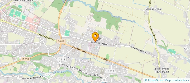 localisation de l'entreprise SCI COURBERES  IDRON