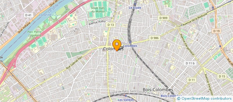 localisation de l'entreprise SCI COURBEVOIE 31 à COLOMBES