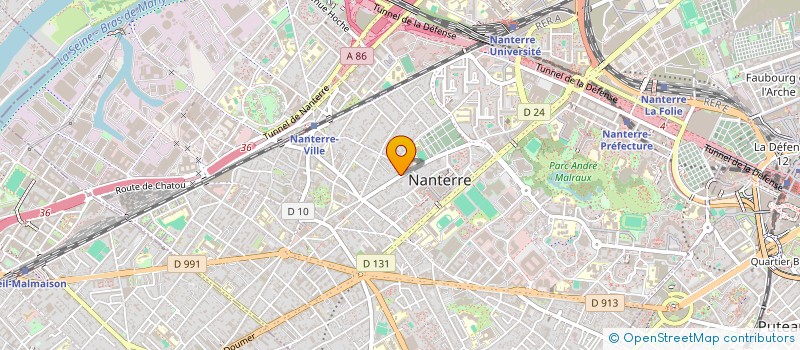 localisation de l'entreprise SCI COURBEVOIE  NANTERRE