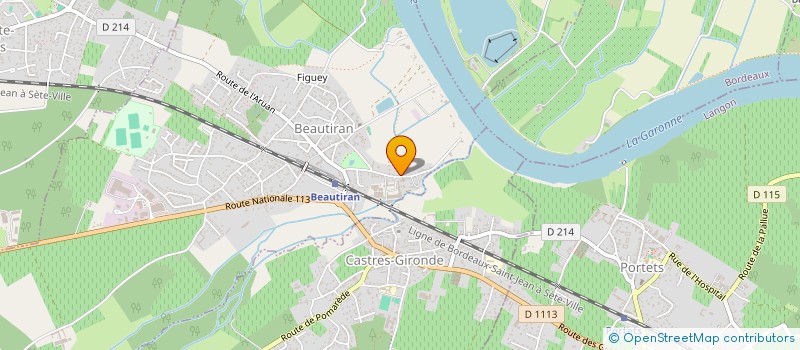 localisation de l'entreprise SCI COURBEVOIE SAINT DENIS  BEAUTIRAN