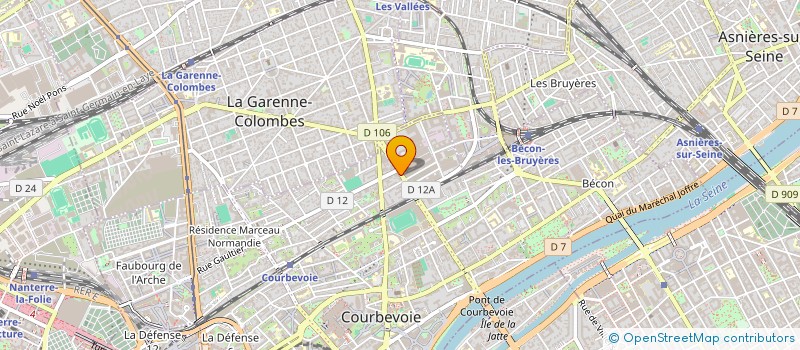 localisation de l'entreprise SCI COURBEVOIE VERDUN à COURBEVOIE