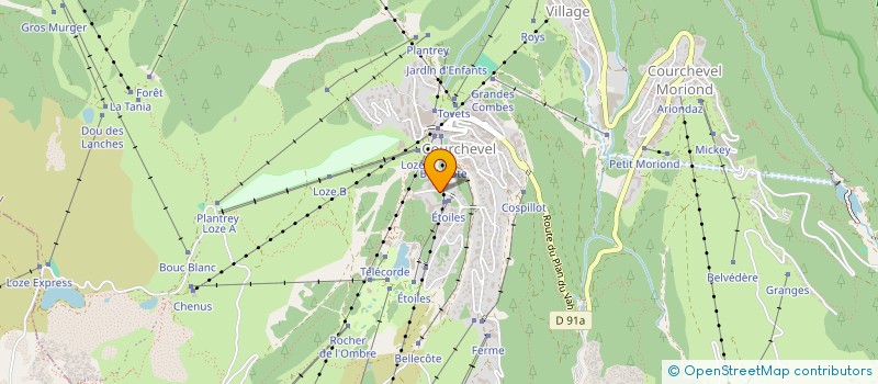 localisation de l'entreprise SCI COURCHEVEL 2011 à COURCHEVEL