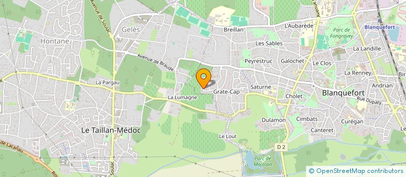 localisation de l'entreprise SCI COUREGELONGUE à BLANQUEFORT