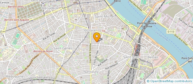 localisation de l'entreprise SCI COURGEON - LEBRUN  BORDEAUX