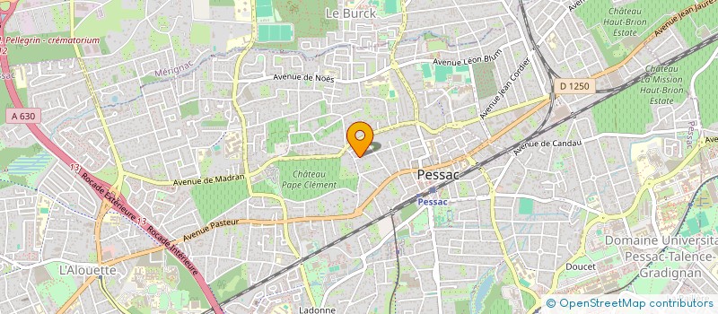 localisation de l'entreprise SCI COURLECOU  PESSAC