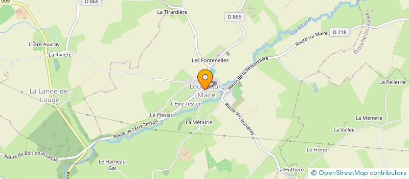 localisation de l'entreprise SCI COURMARCEL à LOUGE-SUR-MAIRE