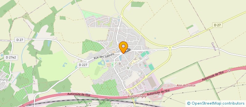 localisation de l'entreprise SCI COURMEAUX  GUEUX