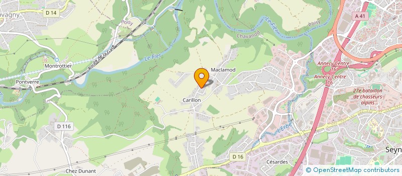 localisation de l'entreprise SCI COURMIL  CHAVANOD