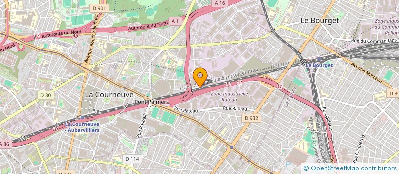 localisation de l'entreprise SCI COURNEUVE PASCAL à LA COURNEUVE